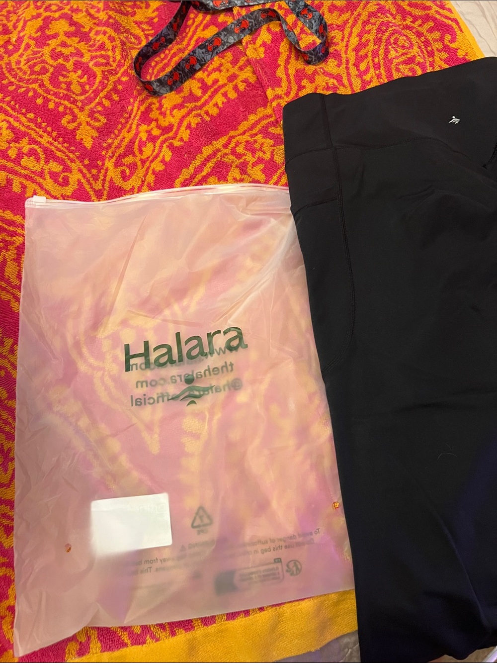 HALARA Black High-Rise Active Leggings